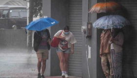 Lluvias con actividad eléctrica en la mayor parte del país producto de humedad del Caribe 