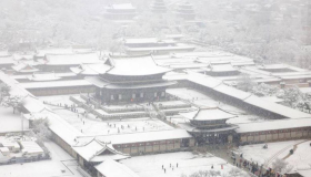 Corea del Sur vive una de las mayores nevadas de su historia