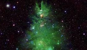 La NASA compartió impresionante postal de «un árbol de Navidad cósmico»