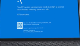 Desaparece 'pantalla de la muerte' azul de Windows 11 