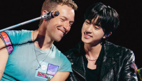 Así fue el emotivo reencuentro de Chris Martin y Jin de BTS 