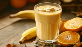 Licuado de banana y naranja: energía natural, defensas fuertes y bienestar en cada sorbo 