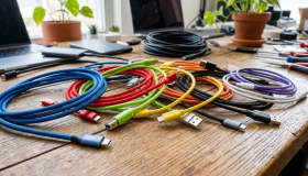 Qué significan los colores de los cables USB 