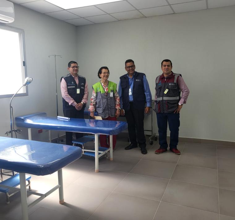 Inauguran punto de vigilancia epidemiológica en Palmerola