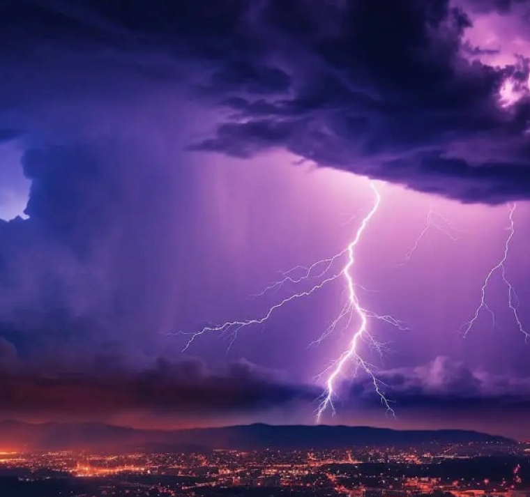Lluvias con actividad eléctrica para la mayor parte del país