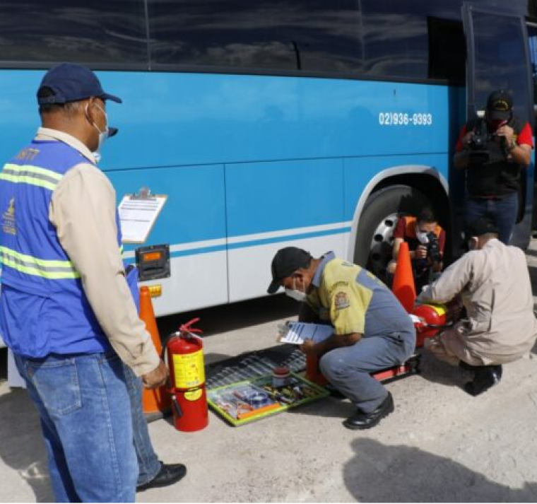 El IHTT implementará estrictas medidas de revisión a unidades de transporte durante la Semana Morazánica