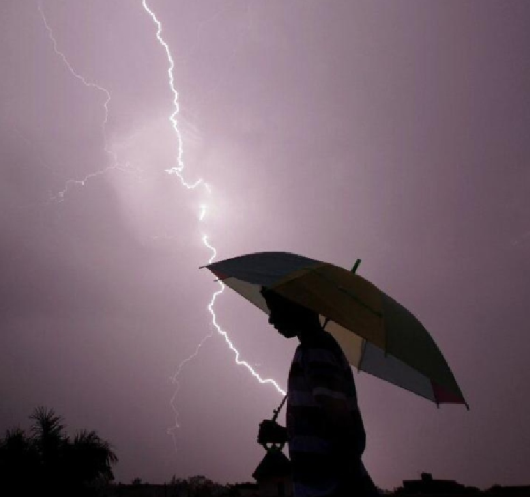 Lluvias con actividad eléctrica en varias regiones del territorio nacional