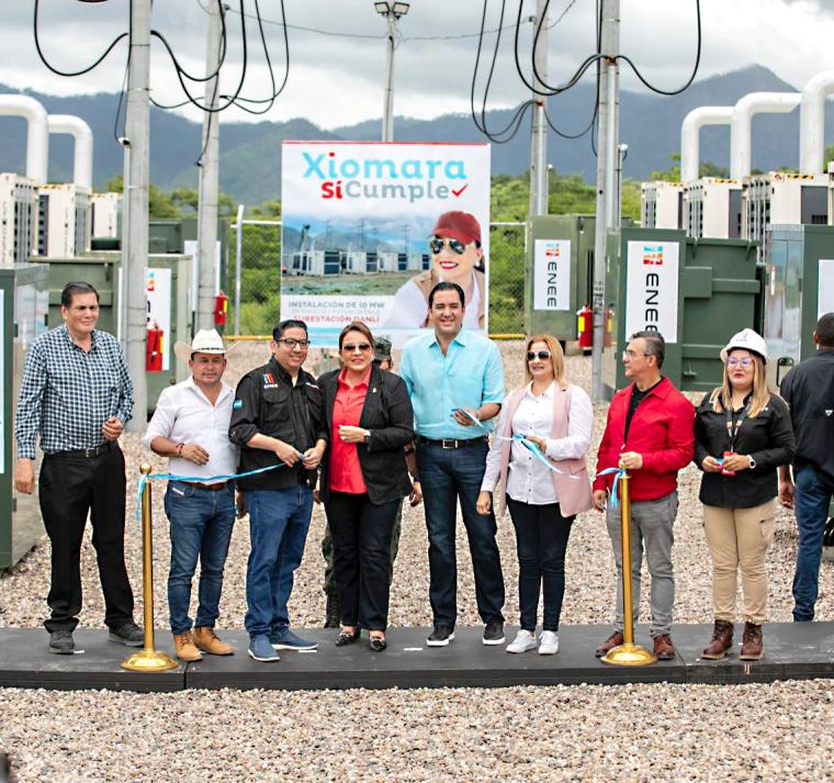 Gobierno inaugura subestación de energía en Danlí