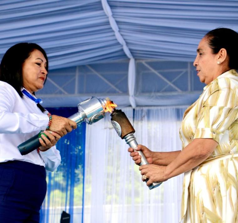 Antorcha Centroamericana de La Paz y La Libertad finaliza recorrido por territorio hondureño 