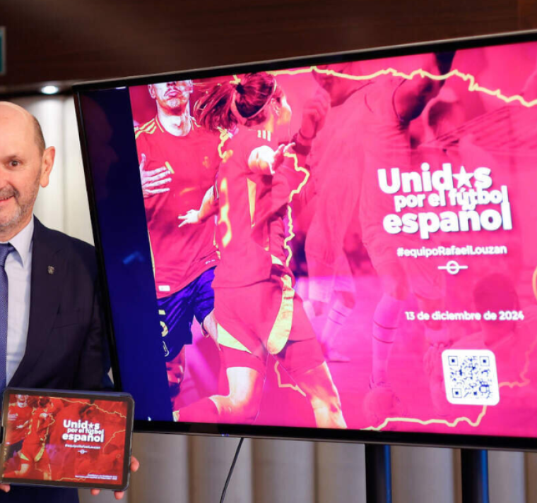 Rafael Louzán, nuevo presidente de la Federación Española de Fútbol 