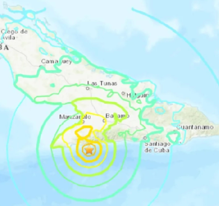 Un sismo de magnitud 6,1 estremece la zona oriental de Cuba 