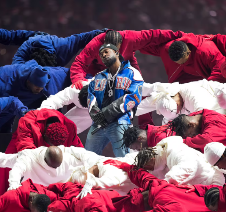 Así fue el show de medio tiempo de Kendrick Lamar en el Super Bowl 2025 