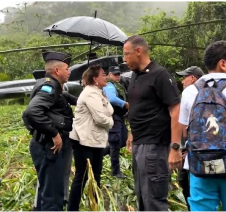 Helicóptero en el que viajaba la presidenta Xiomara Castro sufre un aterrizaje de emergencia 