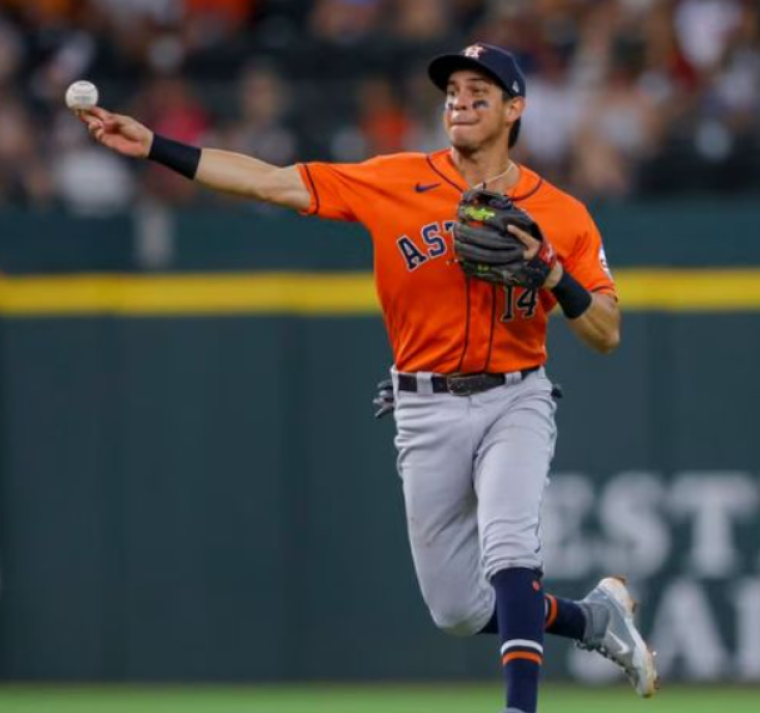 Mauricio Dubón nominado por tercer año consecutivo al Guante de Oro en la MLB 