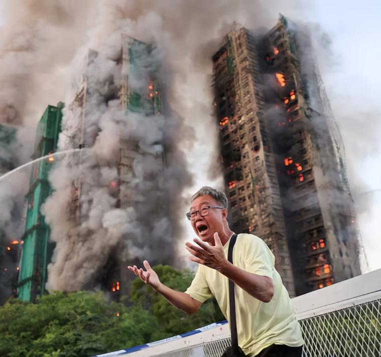 Alerta en Hong Kong: Incendio arrasa residencial y cobra al menos 36 vidas