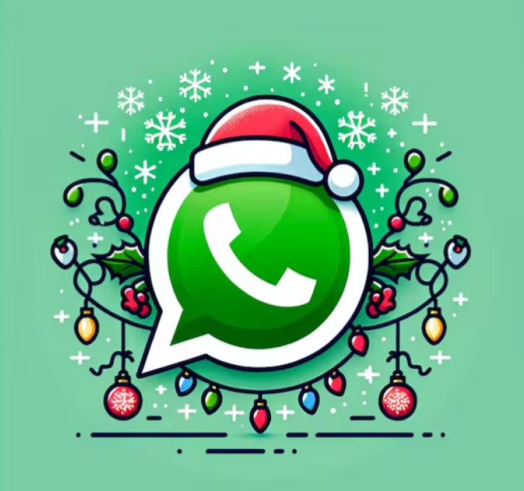 Modo Navidad en WhatsApp: cómo personalizar tu app y crear contenido festivo con Meta AI 