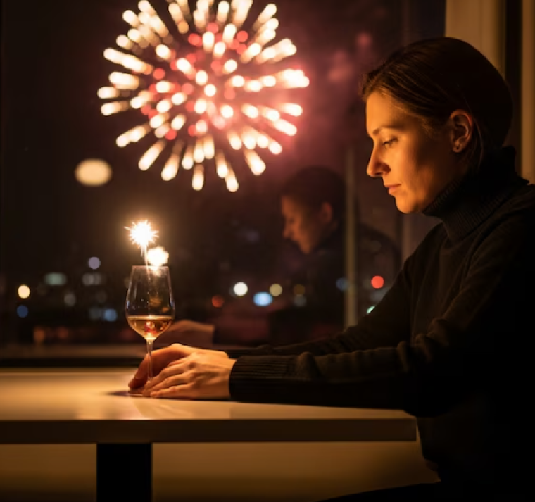 Qué revela la psicología sobre pasar Año Nuevo en soledad 