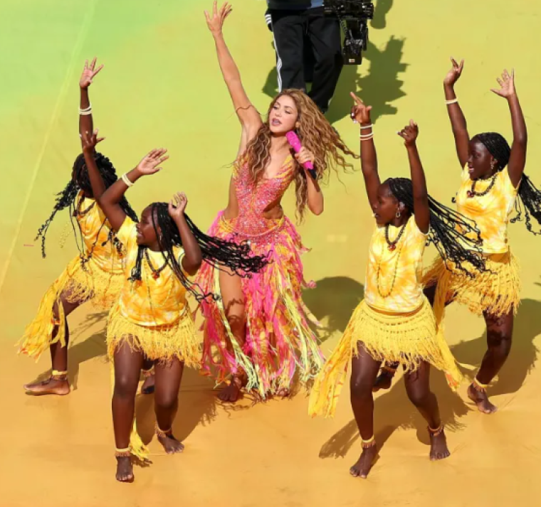 Shakira, Madonna, BTS y Justin Bieber hicieron historia en la final del Mundial 